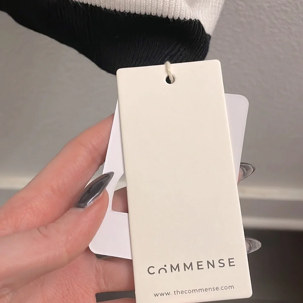 Commense Leisure Houndstooth Oversized Knit Cardigan - Picture 6 of 6